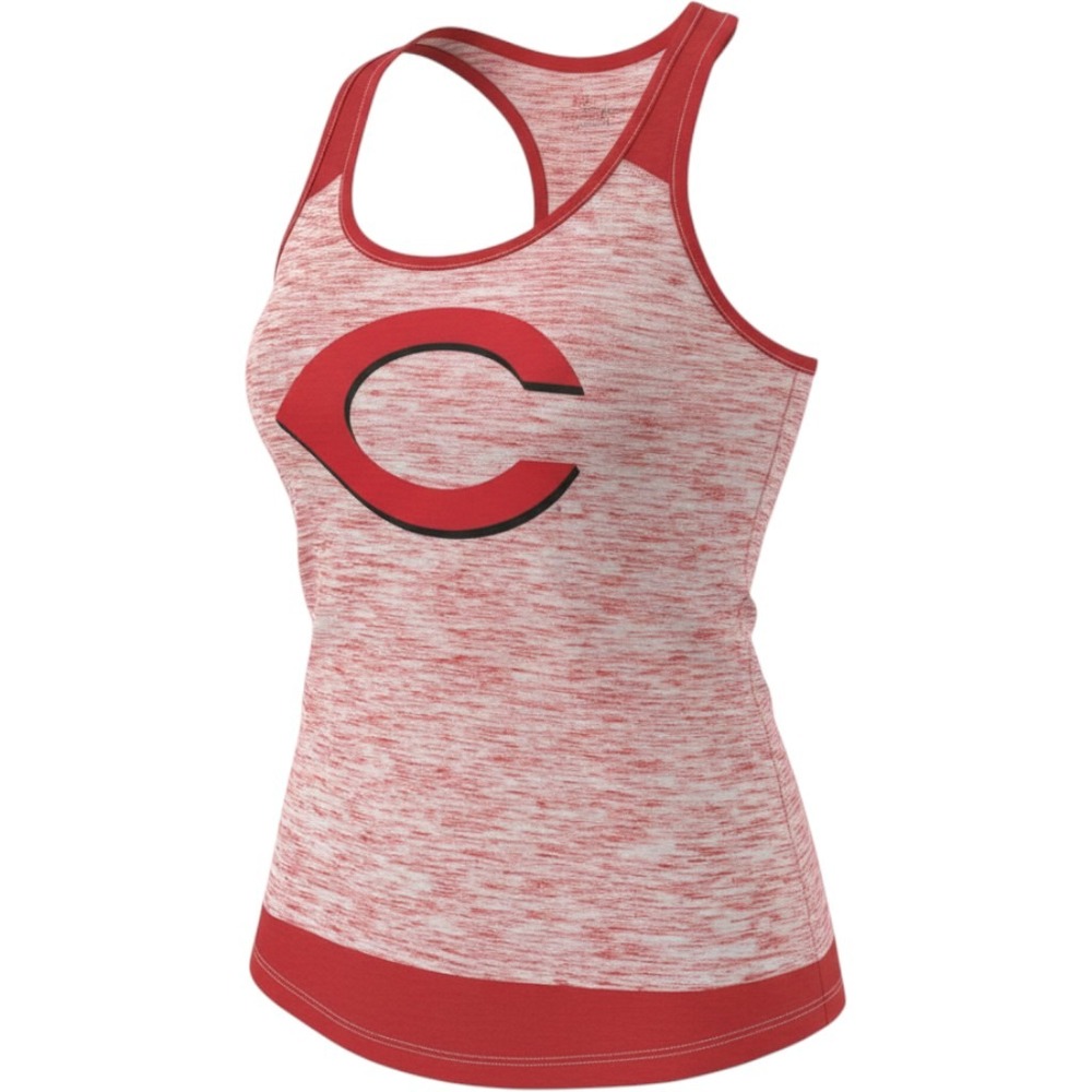 5th & Ocean New Era Cincinnati Reds MLB Space Dye Racerback Tank Top Large